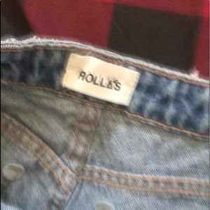 jeans. brand: rollas worn once